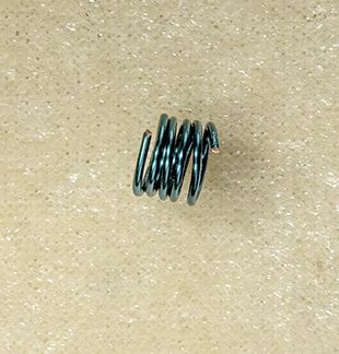 Nancy Chase's Spring Dreams Earrings - , Contemporary Wire Jewelry, Coiling, Coiling Wire, Wire Coiling, cut the wire off the dowel